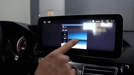 벤츠 e300 w121 직구 안드로이드 올인원 네비게이션 모니터 교체 / 부산 사상구 주례동
