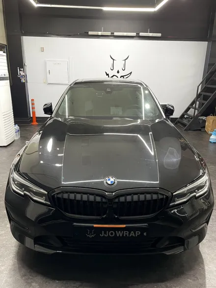 [파주일산랩핑] BMW 3시리즈 (G20) 크롬죽이기 및 휠도색으로 강력한 포스주기 ! - 쪼랩 / 고양시 덕이동