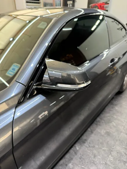 일산 라이트필름 BMW 428i 스모그 작업 및 뿔미러, 스포일러 장착 ! - 쪼랩 / 고양시 덕이동