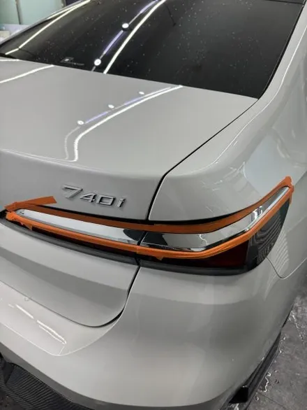 일산 BMW 크롬딜리트 랩핑 전문, 7시리즈를 만나다 / 고양시 덕이동