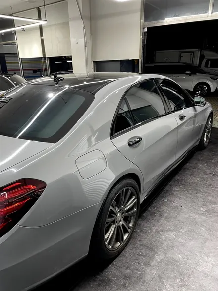 [일산,파주,고양]랩핑 S63AMG 전체랩핑 및 크롬죽이기시공 / 고양시 덕이동