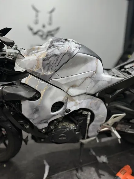 파주 바이크랩핑 운정 랩핑 일산 데칼 CBR1000RR 전체랩핑- 쪼랩 / 고양시 덕이동