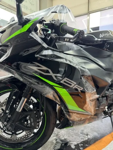 바이크 일산 파주 랩핑 가와사키 ZX-6R 전체 PPF - 쪼랩 / 고양시 덕이동