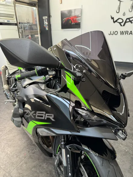 바이크 일산 파주 랩핑 가와사키 ZX-6R 전체 PPF - 쪼랩 / 고양시 덕이동