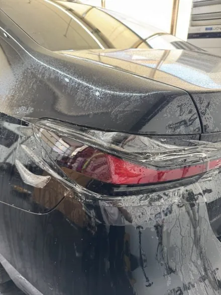 일산 크롬죽이기 랩핑 - BMW 7시리즈 블랙패키지 작업 / 고양시 덕이동