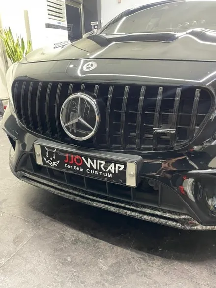 [파주일산랩핑] 벤츠 GLA45 AMG 크롬죽이기와 포지드카본 랩핑으로 스포티한 느낌주기 ! - 쪼랩 / 고양시 덕이동