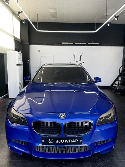 BMW 5시리즈 루프스킨 및 크롬죽이기로 스포티한 느낌주기 ! - 일산 파주 쪼랩 / 고양시 덕이동
