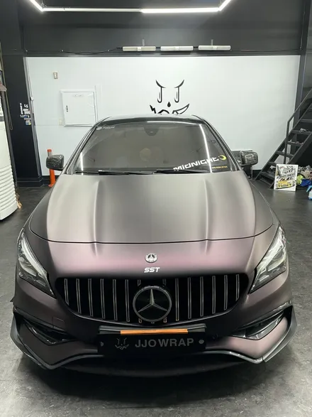 [파주일산랩핑] 벤츠 CLA45 AMG 포인트 데칼 시공으로 스포티한 느낌주기 ! - 쪼랩 / 고양시 덕이동
