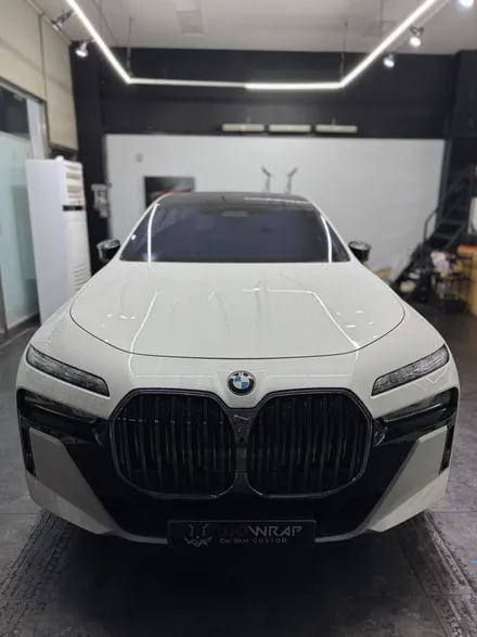 일산 BMW 크롬딜리트 랩핑 전문, 7시리즈를 만나다 / 고양시 덕이동