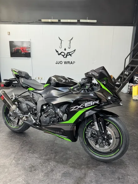 바이크 일산 파주 랩핑 가와사키 ZX-6R 전체 PPF - 쪼랩 / 고양시 덕이동