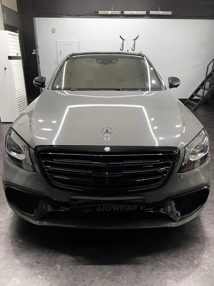 [일산,파주,고양]랩핑 S63AMG 전체랩핑 및 크롬죽이기시공 / 고양시 덕이동