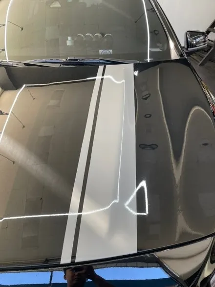 [파주일산랩핑] 벤츠 GLA45 AMG 크롬죽이기와 포지드카본 랩핑으로 스포티한 느낌주기 ! - 쪼랩 / 고양시 덕이동