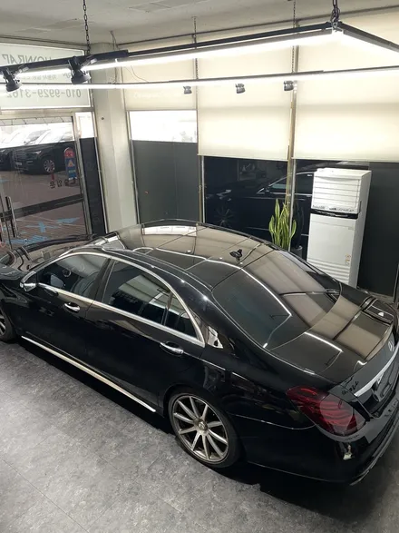 [파주일산랩핑] 벤츠 S63 AMG 오래된 랩핑지를 깔끔하게 제거하기 ! - 쪼랩 / 고양시 덕이동