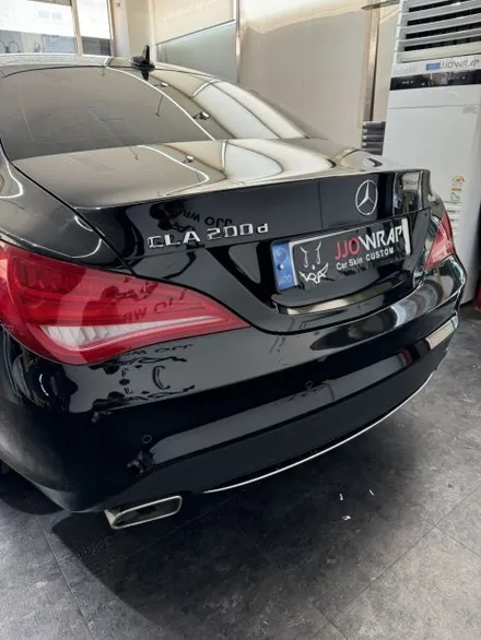 [일산랩핑] 벤츠 CLA AMG 스타일 데칼 시공, 포인트 느낌주기 딱 ! - 일산 랩핑 쪼랩 / 고양시 덕이동