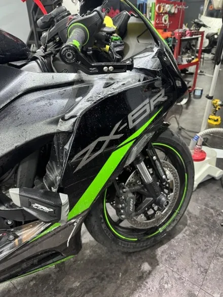 바이크 일산 파주 랩핑 가와사키 ZX-6R 전체 PPF - 쪼랩 / 고양시 덕이동