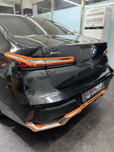 일산 크롬죽이기 랩핑 - BMW 7시리즈 블랙패키지 작업 / 고양시 덕이동