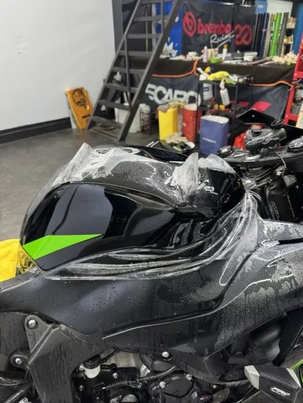 바이크 일산 파주 랩핑 가와사키 ZX-6R 전체 PPF - 쪼랩 / 고양시 덕이동