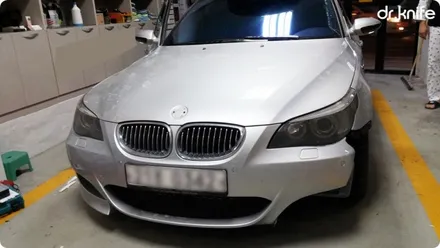 광주랩핑 BMW 528i 전체랩핑 시공 닥터나이프 카스킨 / 광주 북구 중흥동