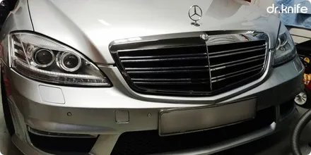 광주실내랩핑 벤츠 S500 실내랩핑시공 닥터나이프 카스킨 / 광주 북구 중흥동