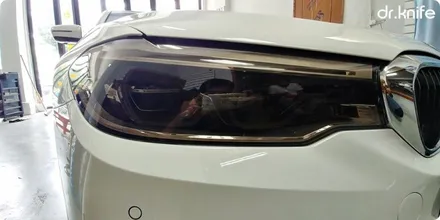 광주 BMW 520d(g30) 에메랄드 블루썬팅 & 라이트필름 시공 / 광주 북구 중흥동