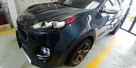 광주부분랩핑 스포티지QL 그릴 & 안개등 랩핑 시공 / 광주 북구 중흥동