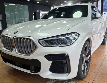 광주전체랩핑 BMW X6 고광택 사틴블랙 전체랩핑 크롬딜리트 시공 / 광주 북구 중흥동