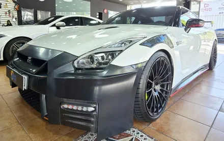 광주랩핑 닛산 GTR 사틴메탈체리핑크 전체랩핑 시공 / 광주 북구 중흥동