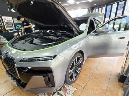 광주듀오톤랩핑 bmw the7 고광택 블랙 듀오톤랩핑 시공 / 광주 북구 중흥동