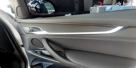 광주 실내랩핑 BMW X5 (F15) 리얼 우드 매트릭스 블랙            랩핑 시공 닥터나이프 카스킨 스튜디오 / 광주 북구 중흥동