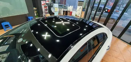 광주랩핑 벤츠 CLS 400d  블랙PPF 루프스킨 시공 / 광주 북구 중흥동