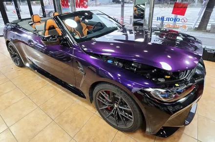 광주bmw 고광택 미드나잇퍼플 전체랩핑 시공 / 광주 북구 중흥동