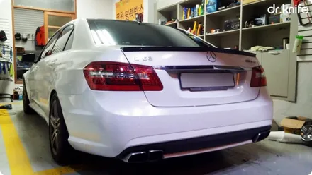 광주랩핑 벤츠 E63 AMG 전체랩핑 시공 닥터나이프 카스킨 / 광주 북구 중흥동