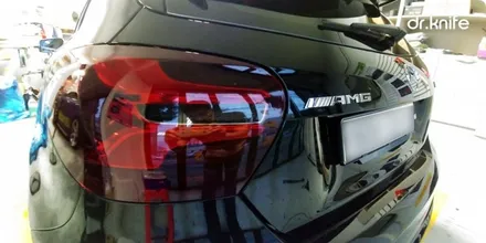 광주래핑 벤츠 A45 AMG 부분 래핑 시공 닥터나이프 카스킨 / 광주 북구 중흥동