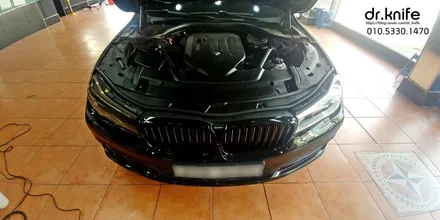 광주랩핑 bmw 730ld 라이트 & 테일램프 필름 광주카스킨 / 광주 북구 중흥동