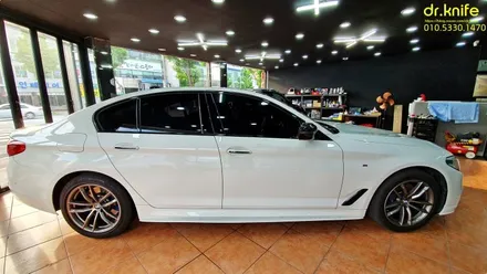 광주PPF BMW G30 전체 PPF 제거 & 유리막 코팅 시공 / 광주 북구 중흥동