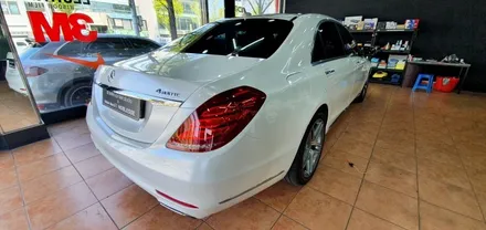 광주랩핑 벤츠 S500 전체랩핑 시공 닥터나이프 카스킨 / 광주 북구 중흥동