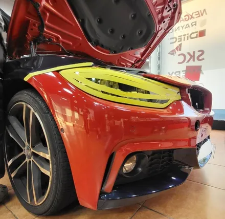 광주랩핑 bmw 420i 컨버터블 전체랩핑 시공 / 광주 북구 중흥동