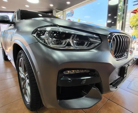 광주랩핑 bmw X4 사틴다크 그레이 전체랩핑 시공 / 광주 북구 중흥동