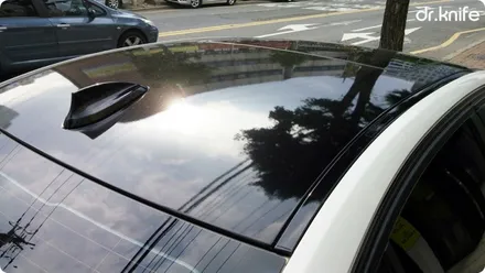 광주 루프스킨 BMW 325d 루프스킨 & M 퍼포먼스 데칼 시공 닥터나이프 키스킨 / 광주 북구 중흥동