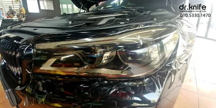 광주랩핑 bmw 730ld 라이트 & 테일램프 필름 광주카스킨 / 광주 북구 중흥동