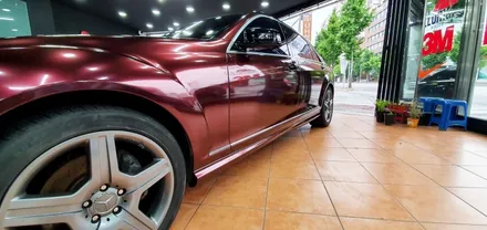 광주랩핑 벤츠 S63 AMG 전체랩핑 제거 및 시공 닥터나이프 / 광주 북구 중흥동