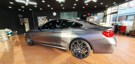 광주랩핑 BMW M4 쿠페 사틴 다크그레이 전체랩핑 닥터나이프 / 광주 북구 중흥동