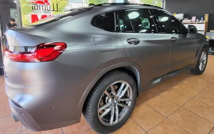 광주랩핑 bmw X4 사틴다크 그레이 전체랩핑 시공 / 광주 북구 중흥동
