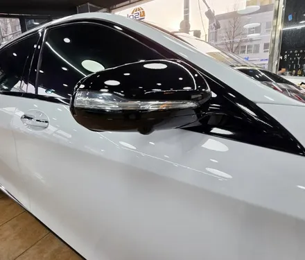 광주고광택랩핑 벤츠 S400d 오벨 화이트전체랩핑 시공 / 광주 북구 중흥동