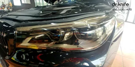 광주랩핑 bmw 730ld 라이트 & 테일램프 필름 광주카스킨 / 광주 북구 중흥동