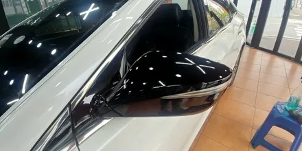 광주랩핑 그랜저 HG 사이드미러 커버 유광블랙 시공 / 광주 북구 중흥동