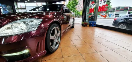 광주랩핑 벤츠 S63 AMG 전체랩핑 제거 및 시공 닥터나이프 / 광주 북구 중흥동