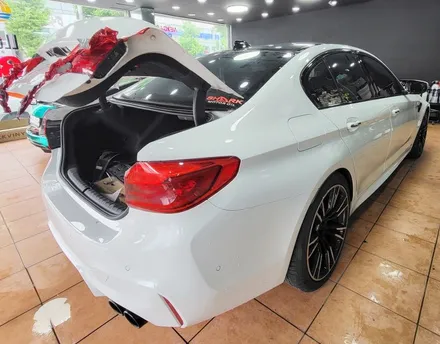 광주랩핑 제거 bmw m5 레드크롬 랩핑제거 / 광주 북구 중흥동