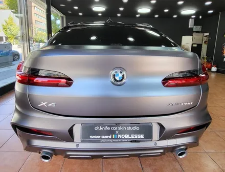 광주랩핑 bmw X4 사틴다크 그레이 전체랩핑 시공 / 광주 북구 중흥동