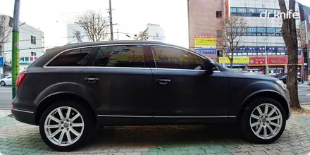 광주전체랩핑 아우디 Q7 전체랩핑시공 닥터나이프 카스킨 / 광주 북구 중흥동